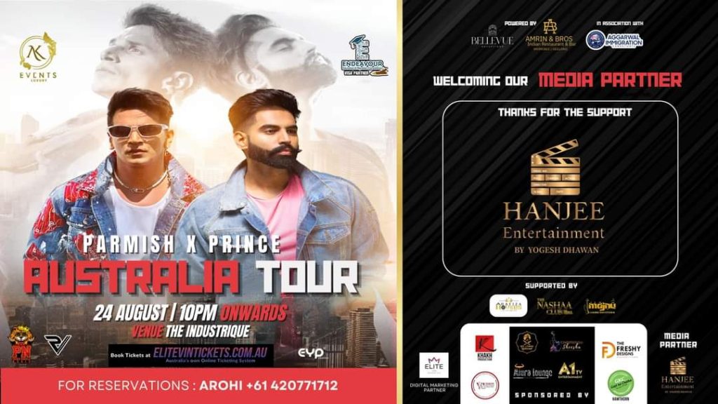Parmish Verma & Prince Narula Tour Image