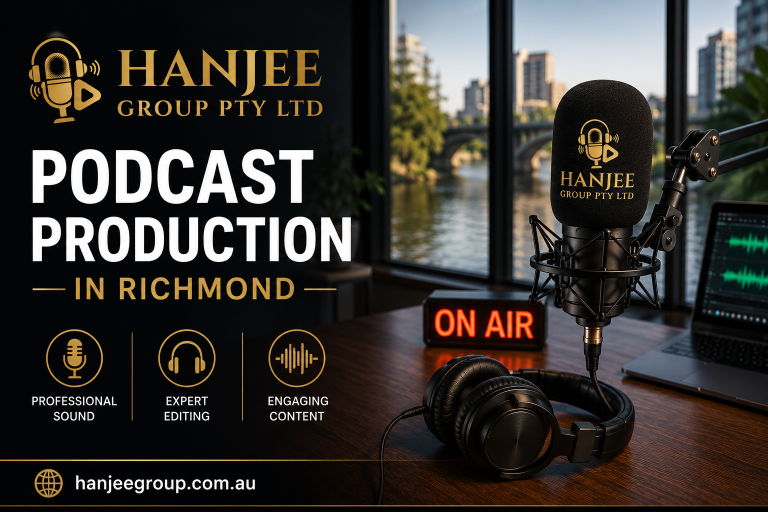podcast production in richmond - hanjee group